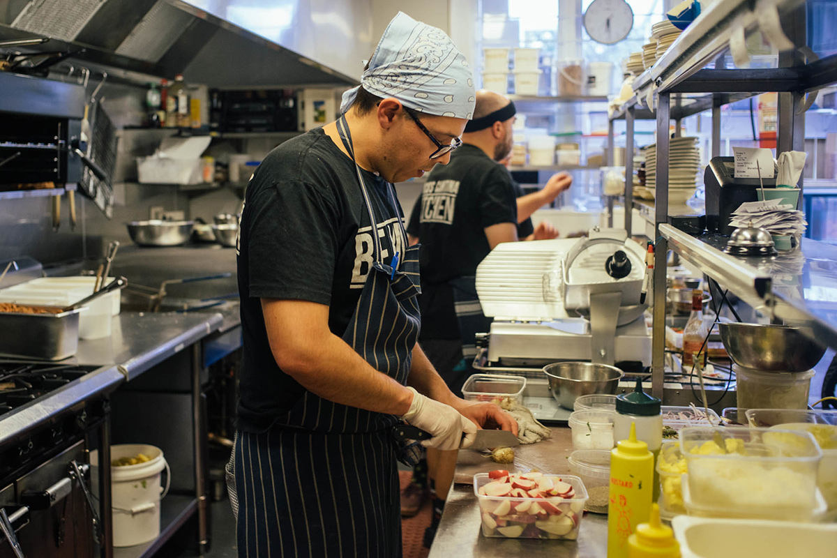 Cocos Cantina kitchen