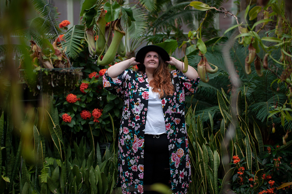 Meagan Kerr HH Floral Kimono 06
