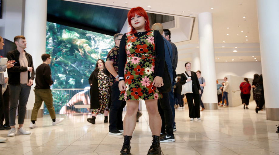 Stylish people at a design festival describe their fashion and their 2020